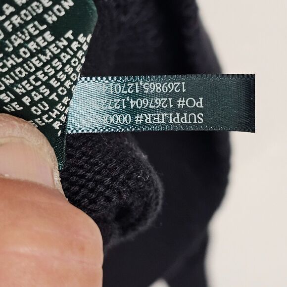 Ralph Lauren LRL Cardigan Sweater Womens Size Medium Double Breasted Gold Button - Picture 8 of 10